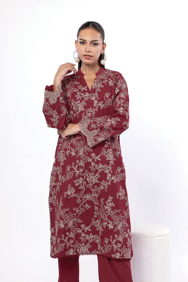 Embroidered | Crosshatch | Tailored 2 Piece | Top and Bottom | USD 45.00