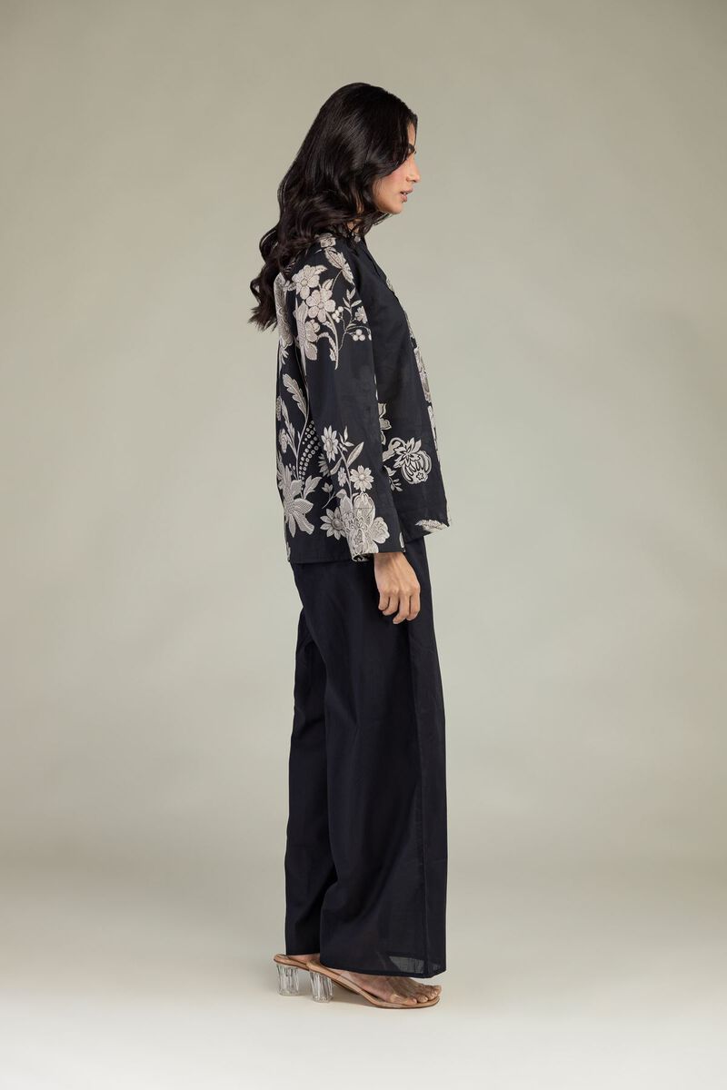 Printed | Cambric | Black Cambric Trousers | USD 30.00