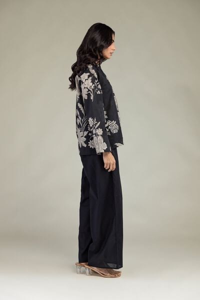 Printed | Cambric | Black Cambric Trousers | USD 30.00