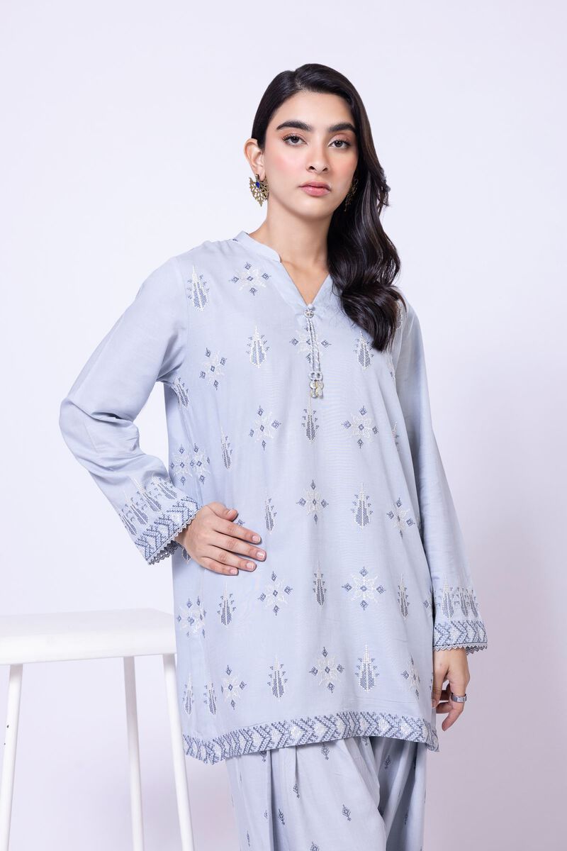 Embroidered | Dull Raw Silk | Kurta | USD 10.50