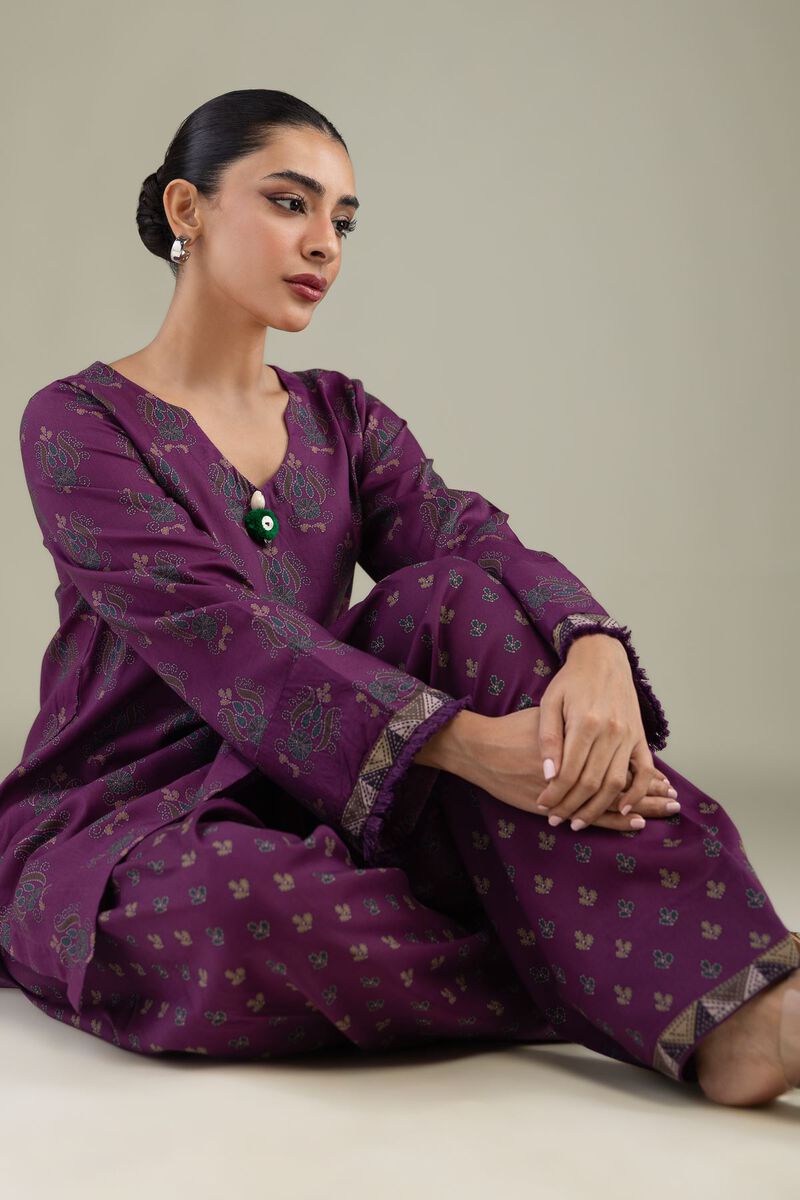 Printed | Textured Weave | Short Printed Kurta | USD 35.00