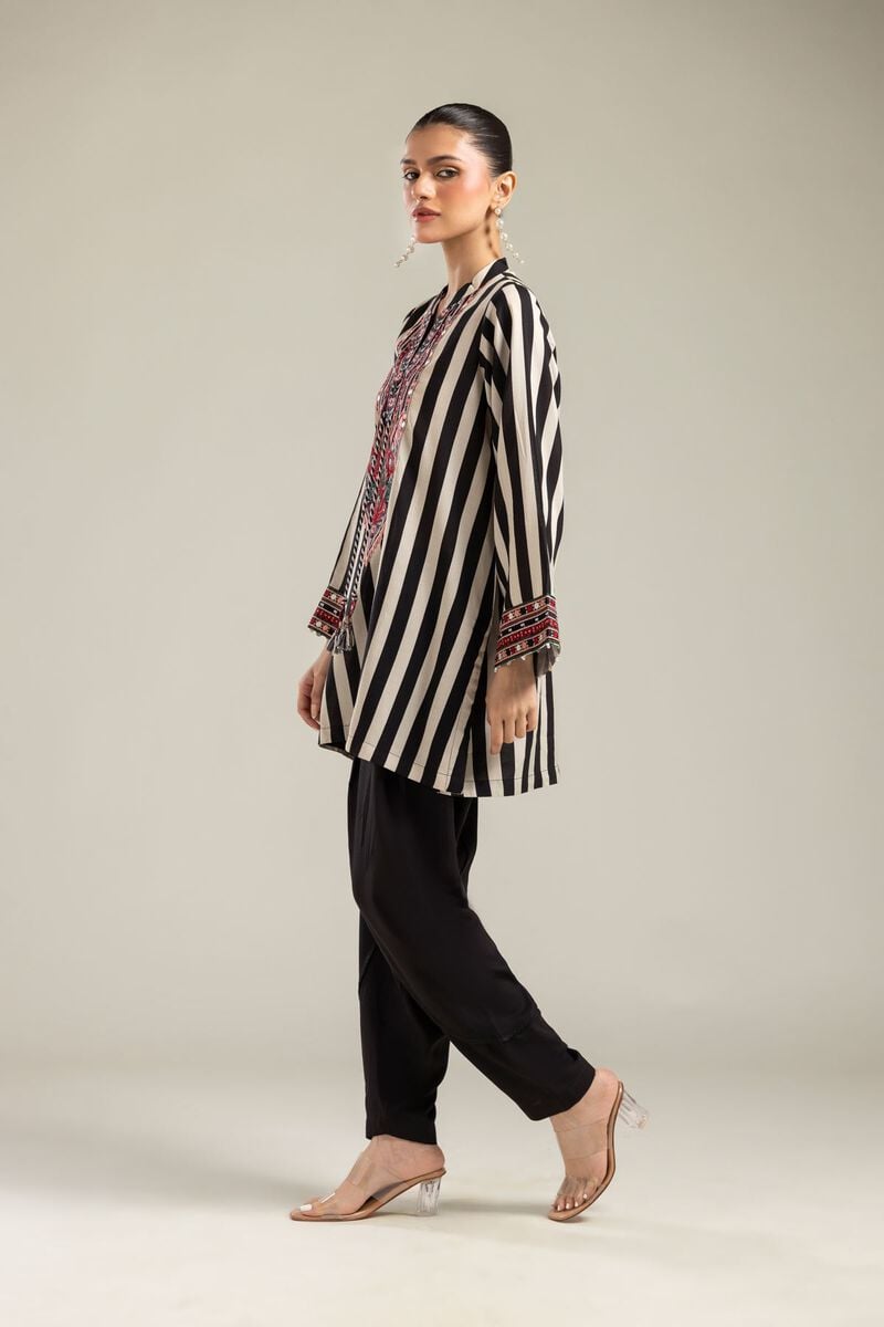 Embroidered | Raw Silk | Black Solid Shalwar | USD 30.00