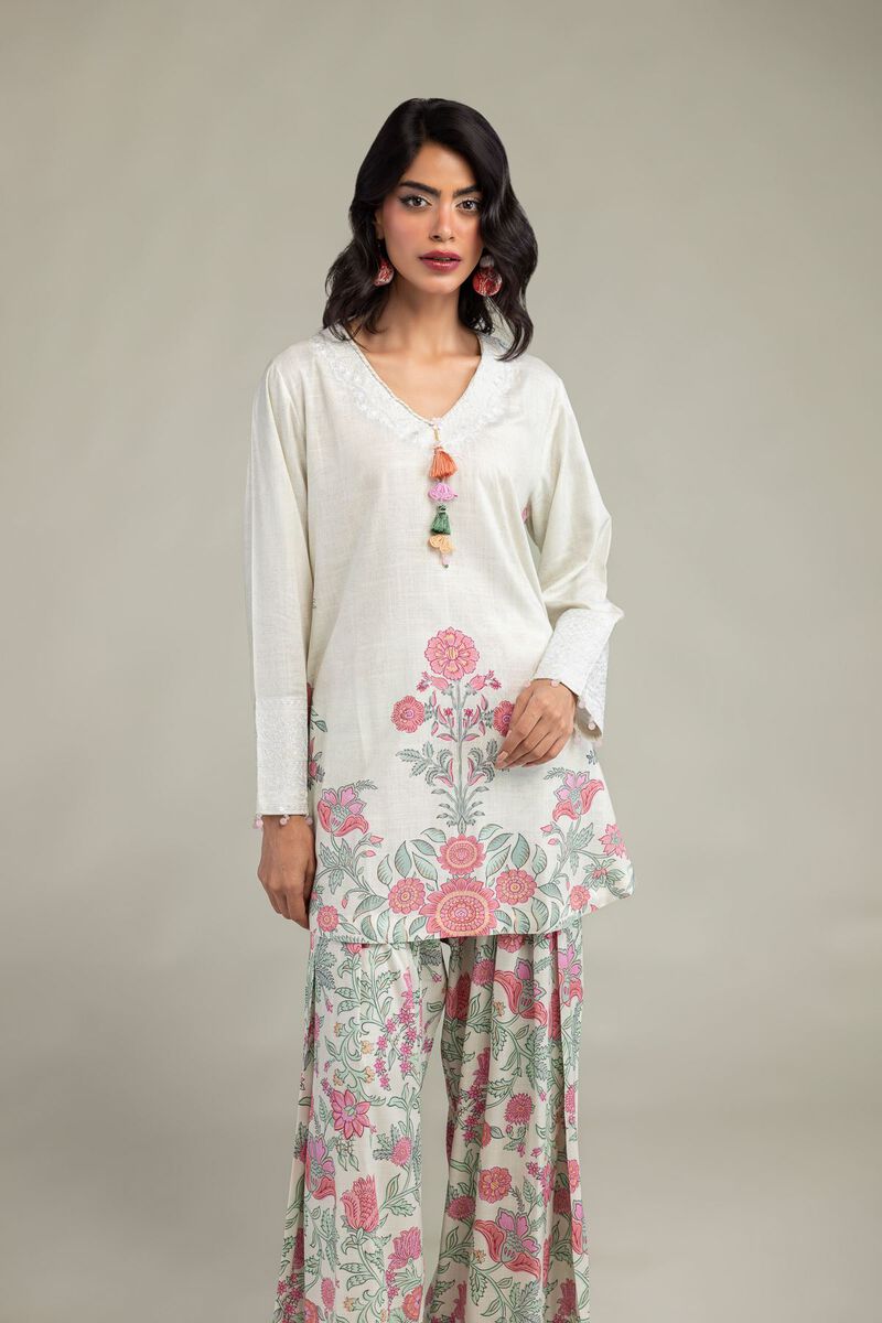 Embroidered | Raw Silk | Kurta | USD 60.00