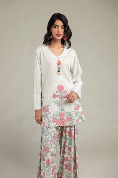 Embroidered | Raw Silk | Kurta | USD 60.00