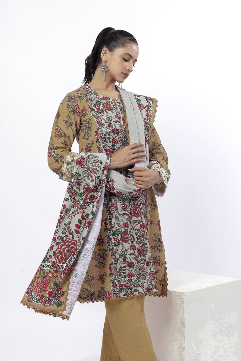 Embroidered | Light Khaddar | Tailored 3 Piece | USD 50.00