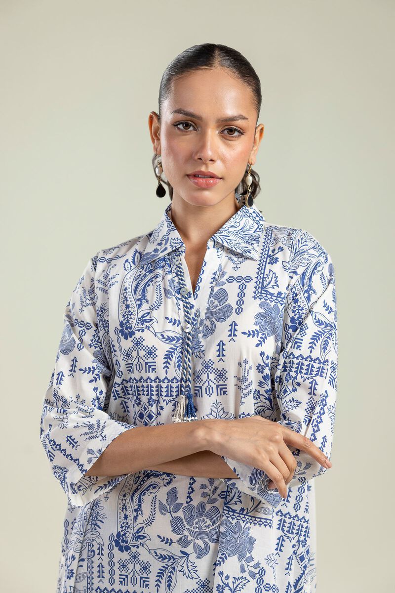 Printed | Cambric | Floral Cambric Kurta | USD 30.00