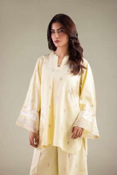 Embroidered | Raw Silk | Kurta | USD 60.00