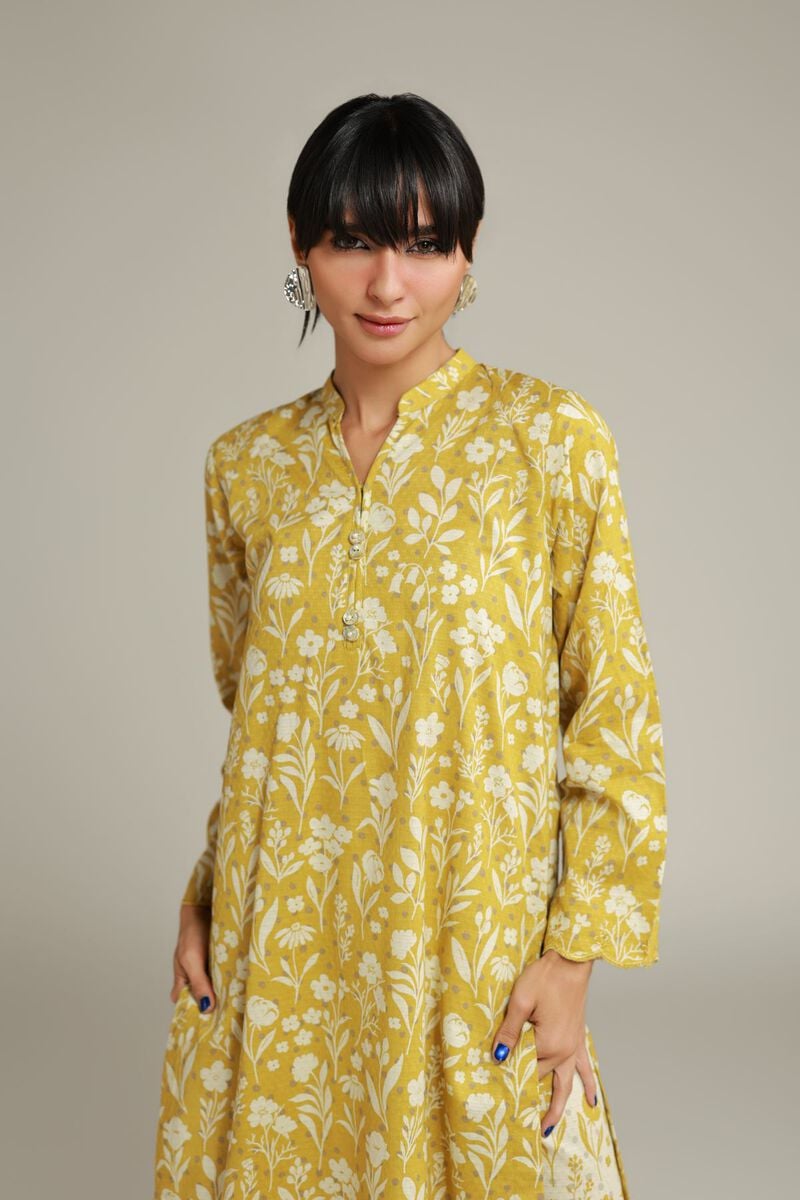 Embroidered | Cotton Dobby | Long Cotton Kurta | USD 30.00