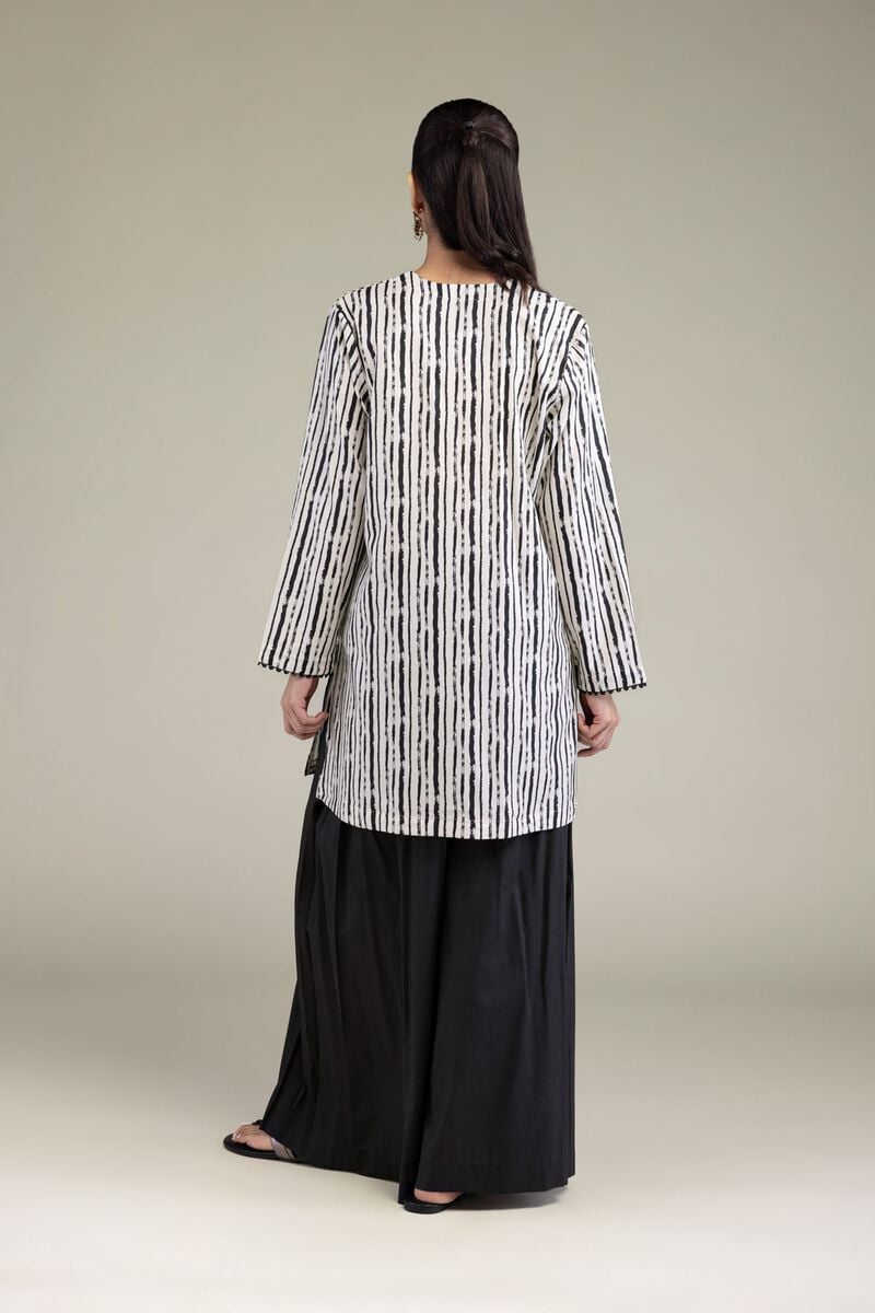 Printed | Cotton Viscose | White Cotton Kurta | USD 35.00