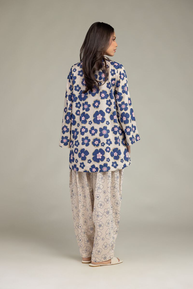 Printed | Cambric | Floral V-Neck Kurta | USD 35.00