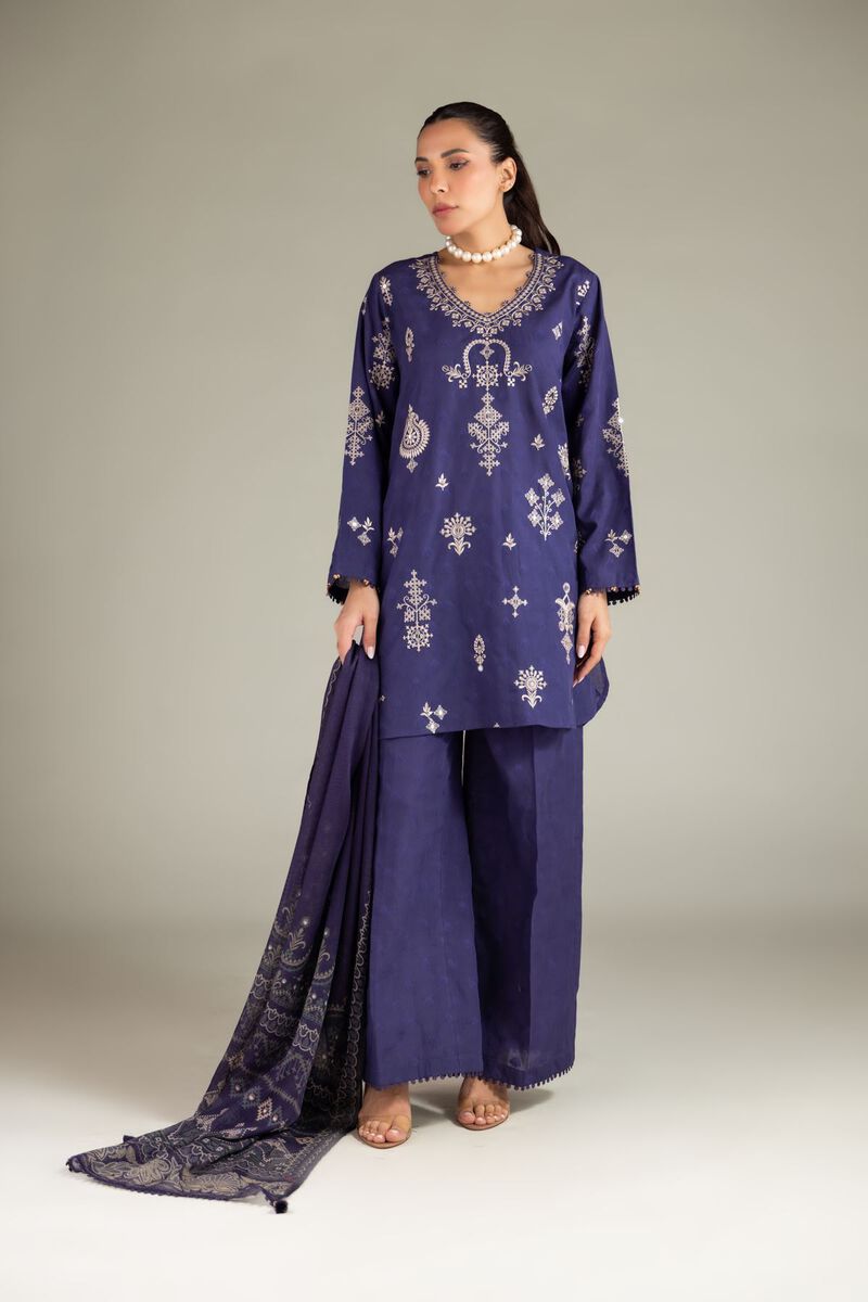 Embroidered | Broshia | Tailored 3 Piece | USD 80.00