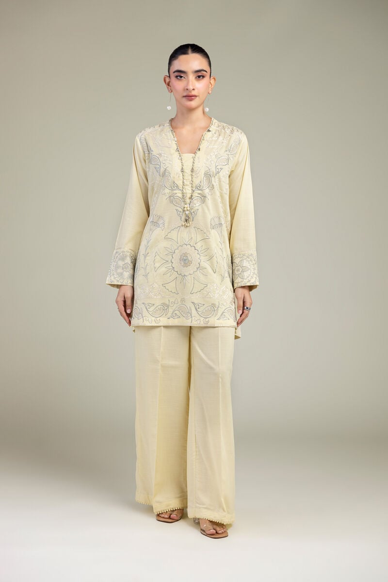 Embroidered | Raw Silk | Raw Silk Pants | USD 30.00
