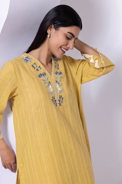 Embroidered | Leno | Kurta | USD 15.00