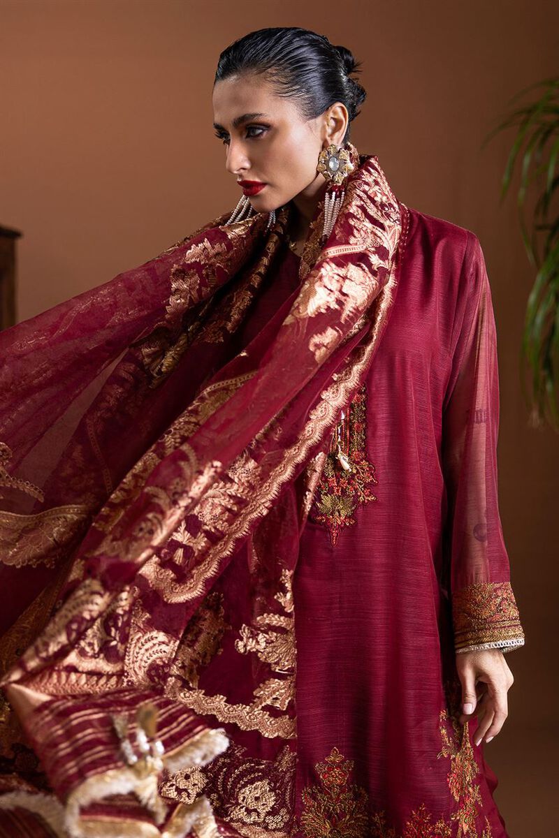 Embroidered | Polyester Organza | Fabrics 3 Piece | null