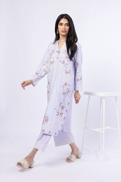 Embroidered | Raw Silk | Pants | USD 25.00