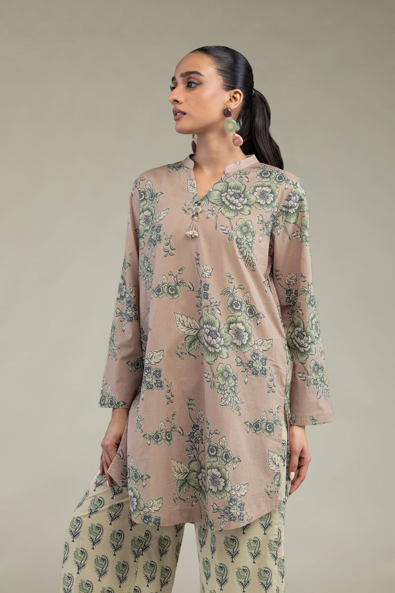 Printed | Cambric | Short Floral Kurta | USD 35.00