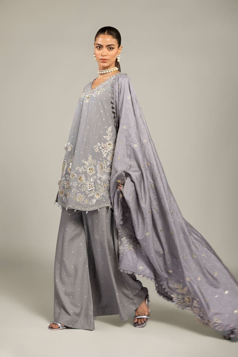 Raw Silk | 3-Piece Co-ord Set | USD 155.00