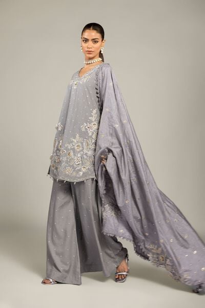 Raw Silk | 3-Piece Co-ord Set | USD 155.00