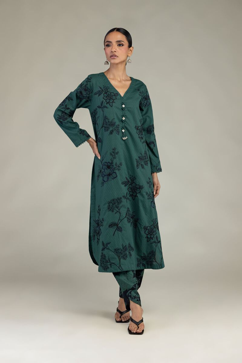 Embroidered | Cotton Dobby | Cotton Dobby Shalwar | USD 30.00