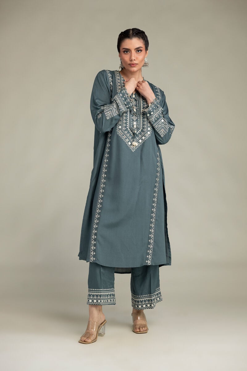 Embroidered | Raw Silk | Raw Silk Kurta | USD 60.00