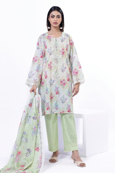Embroidered | Lawn | Fabrics 3 Piece | USD 12.00