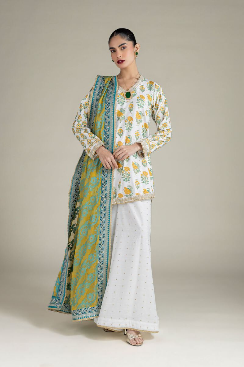 Embroidered | Raw Silk | Dupatta | USD 38.00