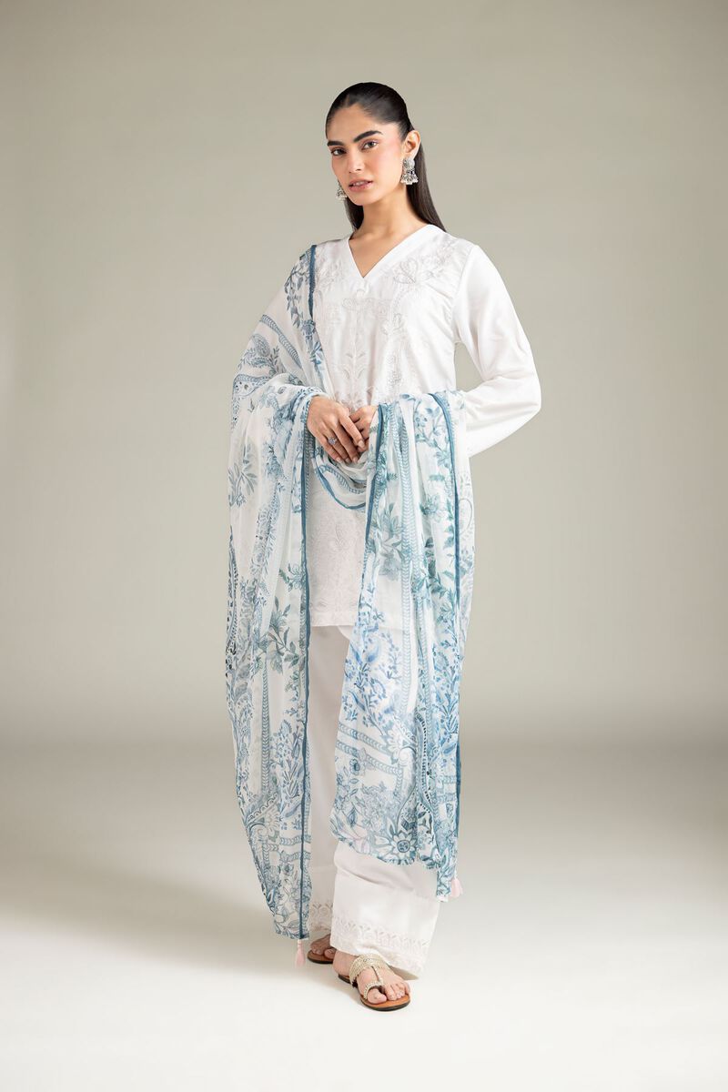 Embroidered | Chiffon | Dupatta | USD 25.00