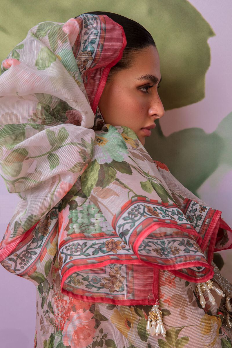 Embroidered | Polyester Organza | Fabrics 3 Piece | null