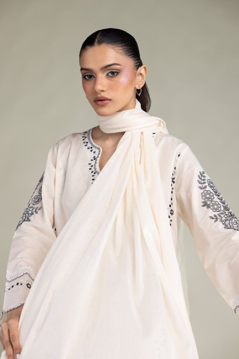 Embroidered | Lawn | Floral Lawn Dupatta | USD 30.00
