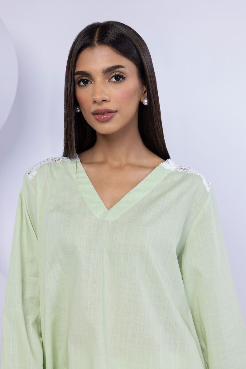 Embroidered | Crosshatch Poplin | Kurta | USD 15.00