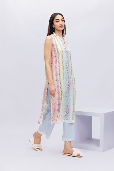 Embroidered | Cotton Viscose | Pants | USD 23.00