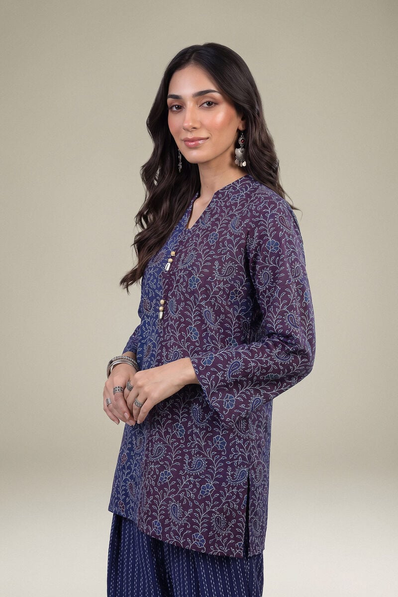Printed | Light Khaddar | Short Printed Kurta | USD 35.00