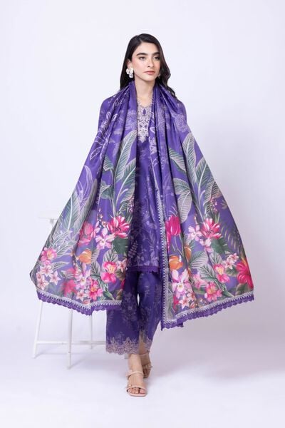 Printed | Polyester Silk | Dupatta | USD 6.60