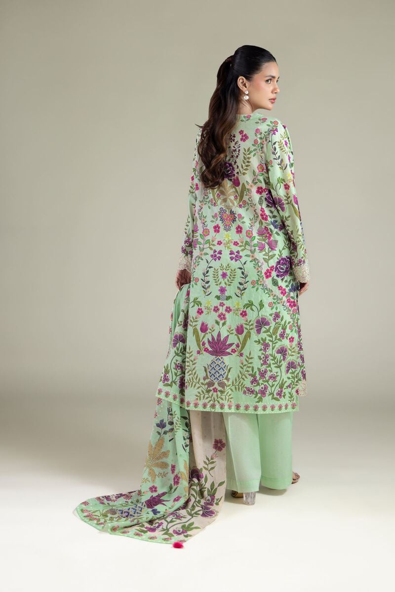 Embroidered | Messuri | Floral Tailored 3-piece | USD 70.00