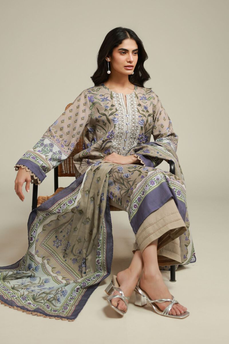 Embroidered | Textured Lawn | Tailored 3-Piece Lawn | USD 65.00