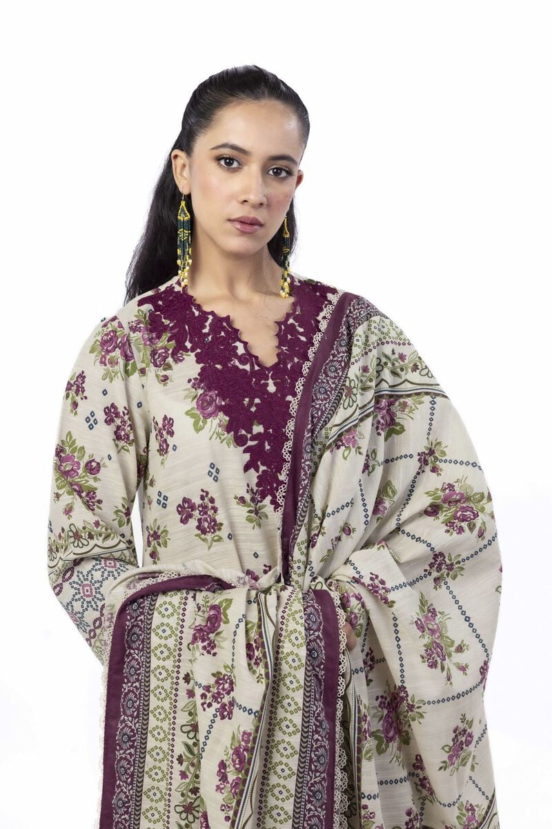 Embroidered | Light Khaddar | Tailored 3 Piece | USD 45.00