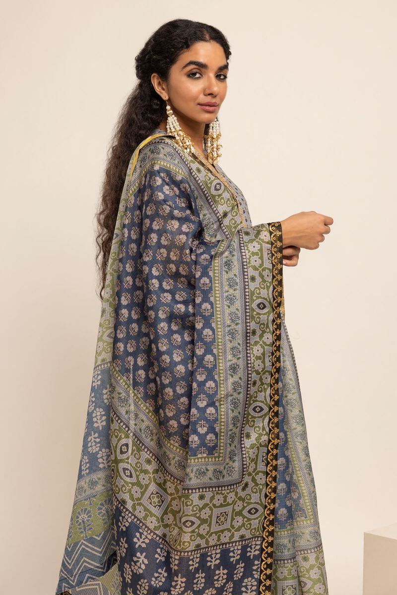 Buy Dupatta | Embroidered | 16.80 USD | 1001786865 | Khaadi United States