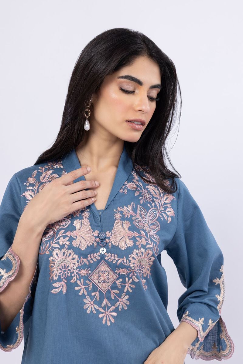 Embroidered | Linen Cotton | Kurta | USD 17.50
