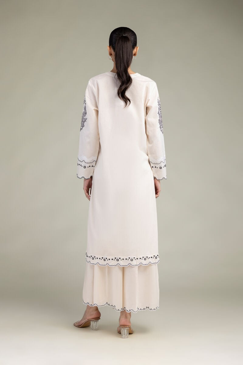 Embroidered | Cambric | Floral Cambric Kurta | USD 45.00