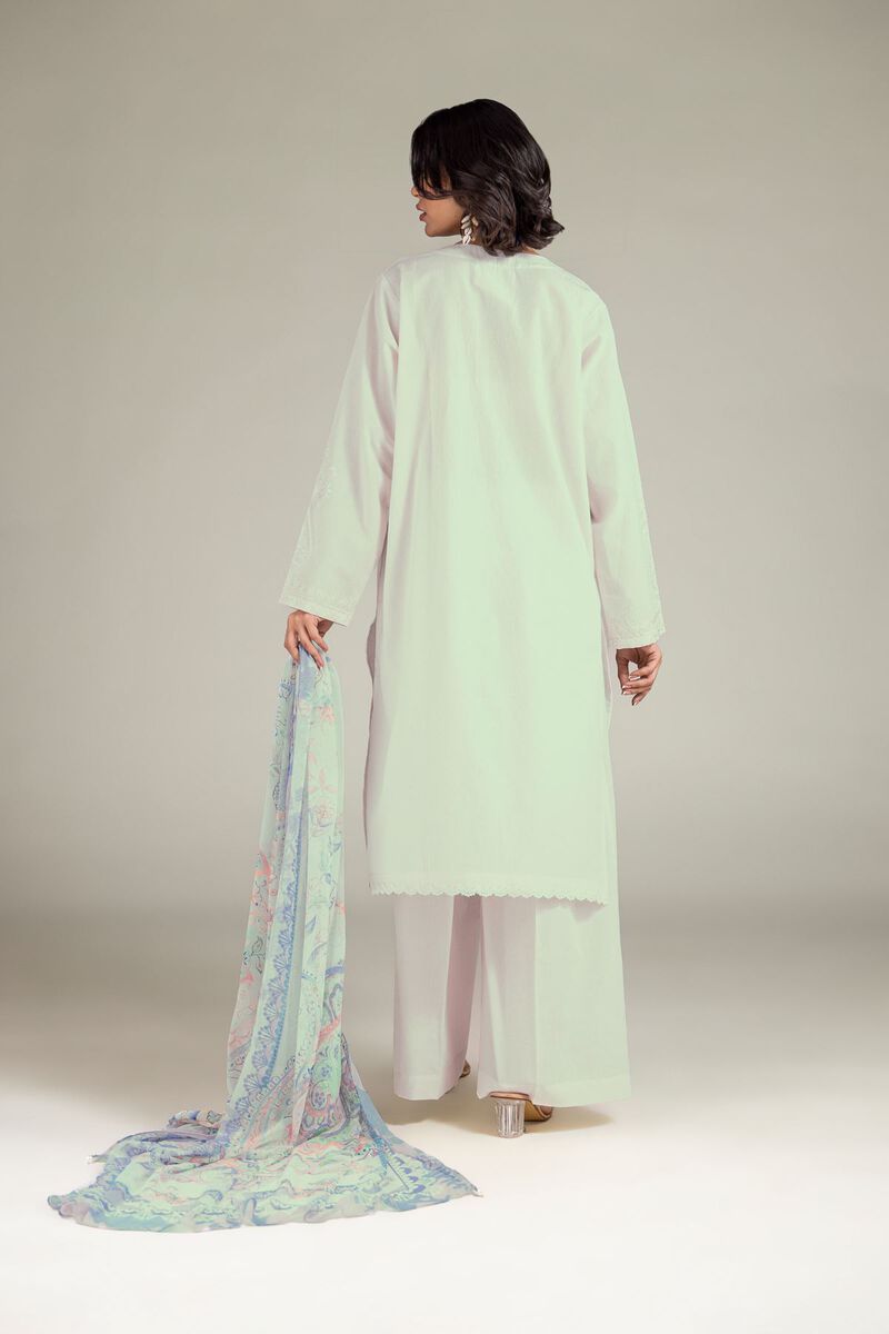 Embroidered | Cotton Dobby | Tailored 3-Piece Set | USD 65.00