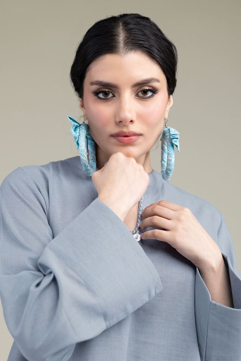 Dyed | Blended Linen | Short Solid Kurta  | USD 35.00