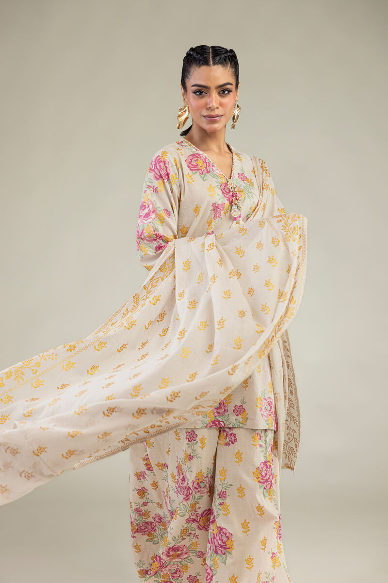 Printed | Lawn | Floral Lawn Dupatta | USD 30.00