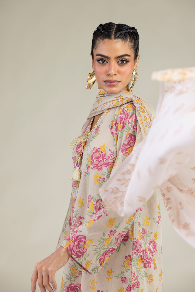 Printed | Lawn | Floral Lawn Dupatta | USD 30.00