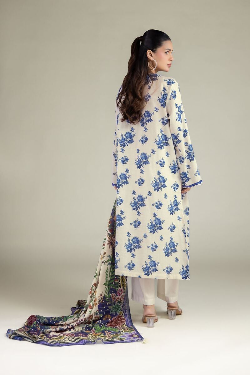 Embroidered | Messuri | Floral Tailored 3-Piece | USD 70.00