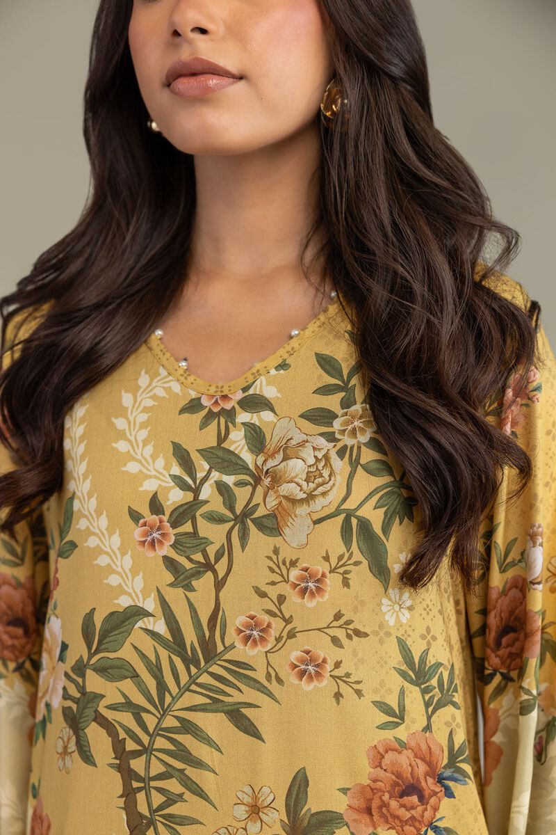 Printed | Viscose | Short Floral Kurta | USD 35.00