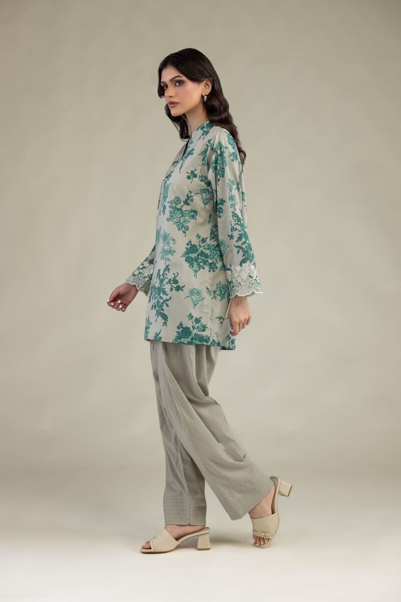 Embroidered | Cambric | Gray Solid Shalwar | USD 30.00