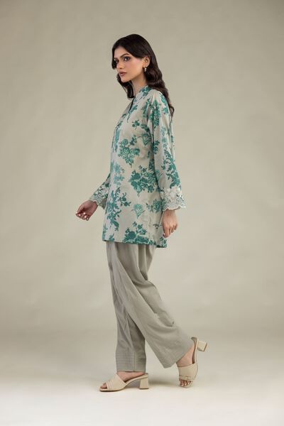 Embroidered | Cambric | Gray Solid Shalwar | USD 30.00