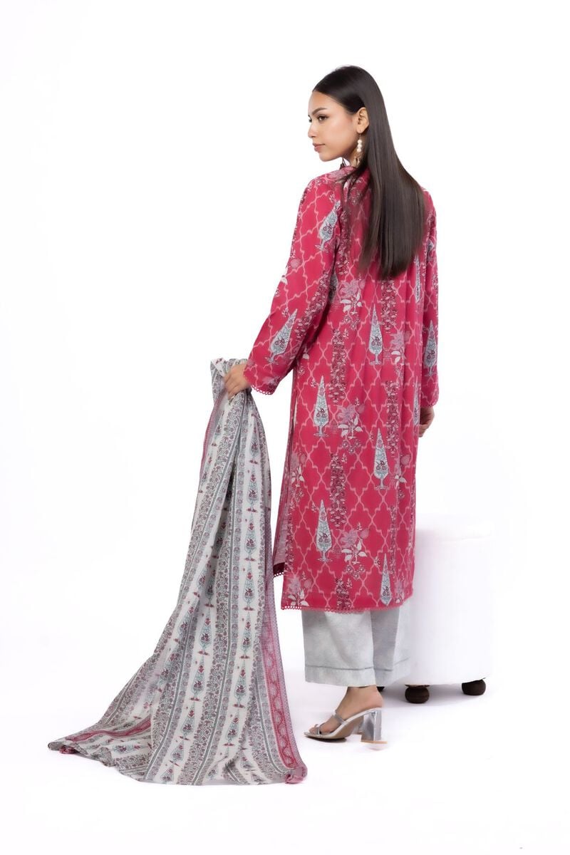 Printed | Khaddar | Tailored 3 Piece | USD 22.50