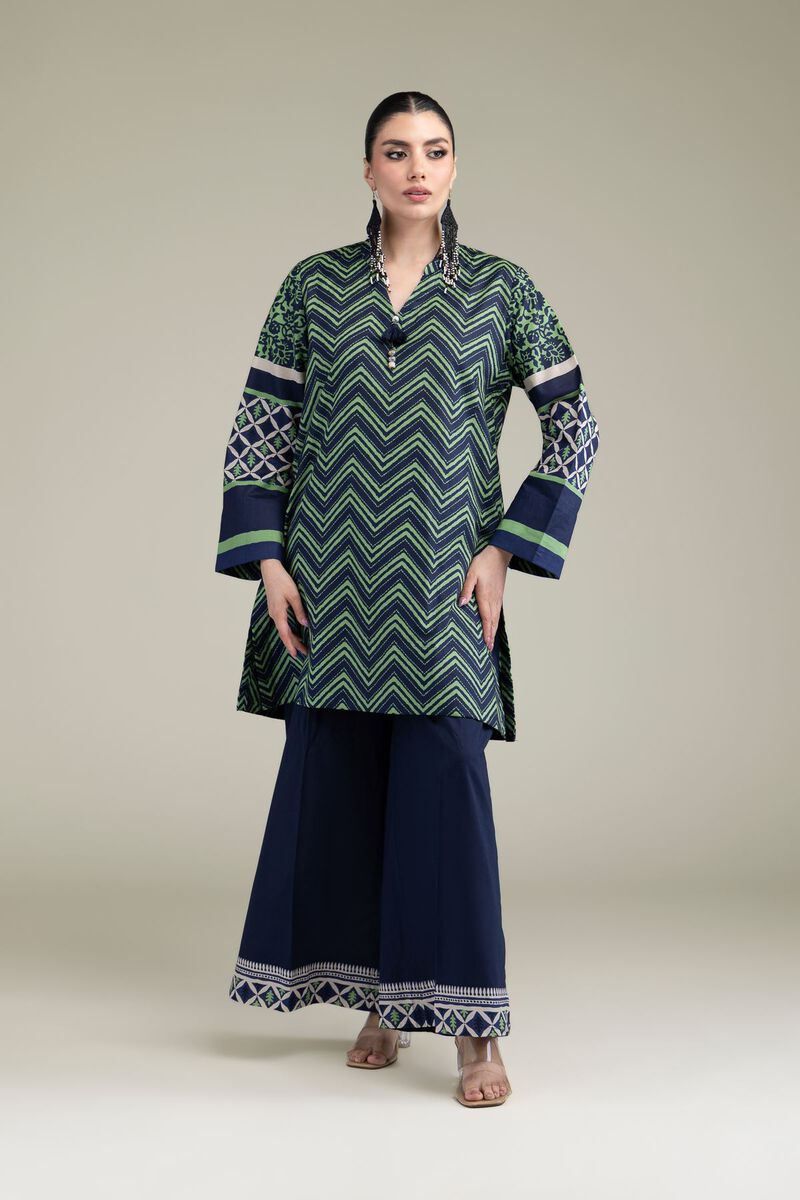 Printed | Cambric | Navy Cambric Pants | USD 25.00