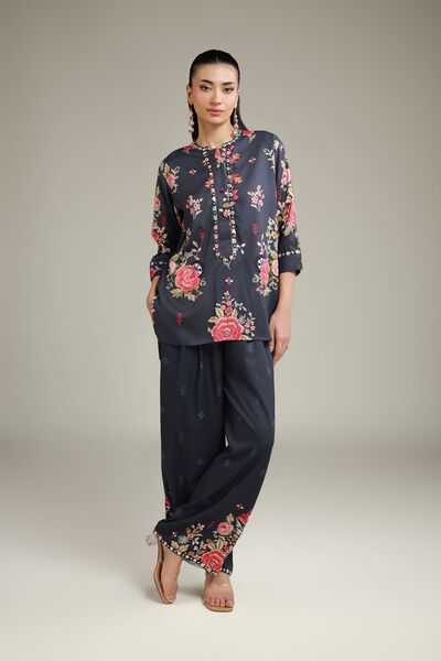 Embroidered | Viscose Crepe | Shirt | USD 35.00